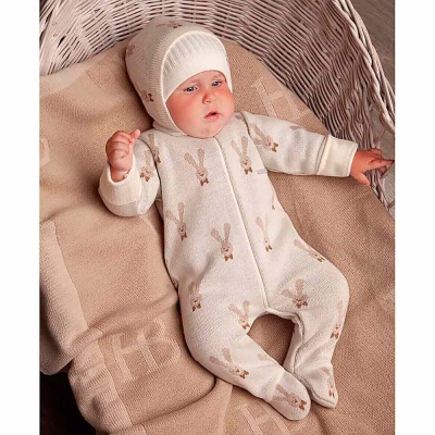 Комбинезон с капюшоном Зайка Наследникъ НВ6024-ЭК-БЖ 1